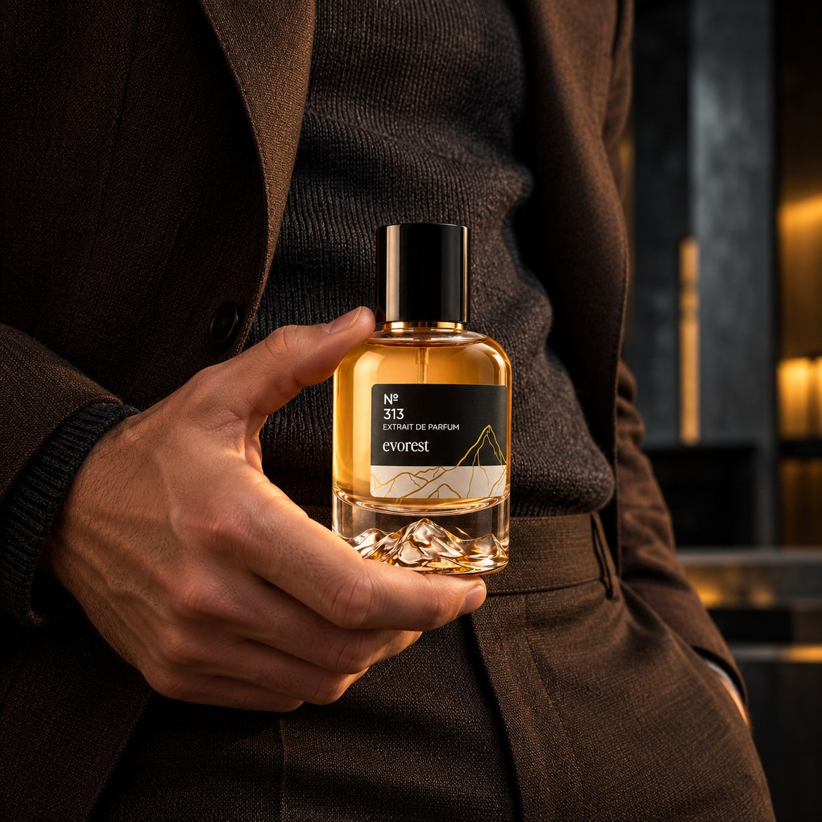 evorest № 313 – 50 ml im warmen Abendlicht, quadratisch