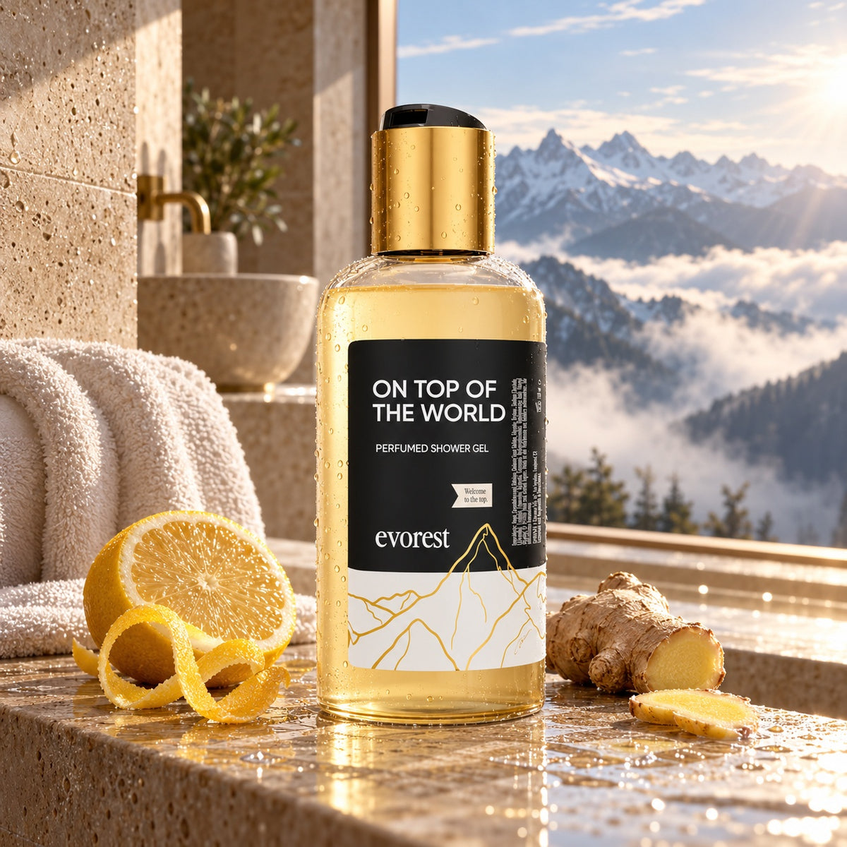 On Top Of The World - Parfümiertes Duschgel – Moodbild