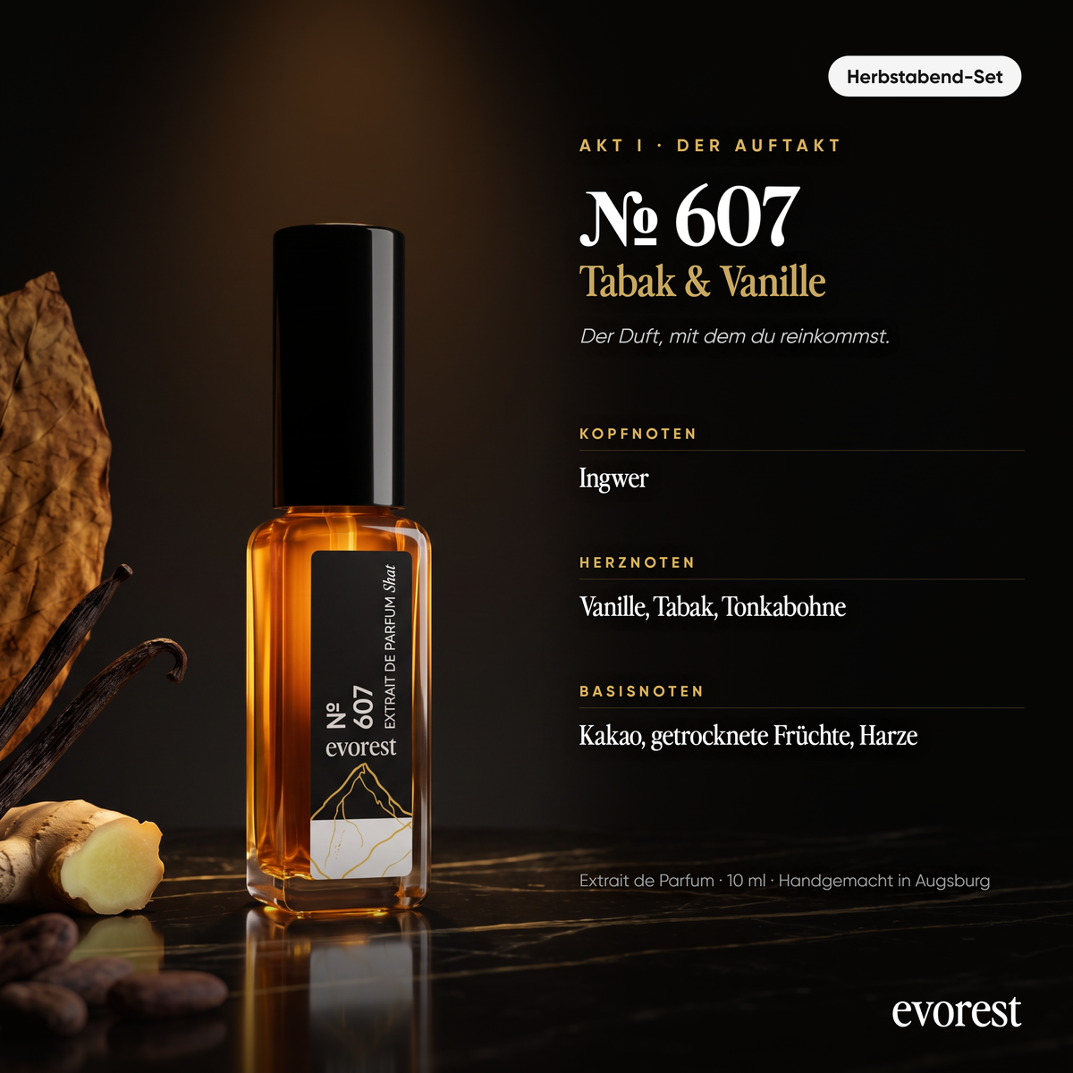 Herbstabend Set - 3x10ml Extrait de Parfum Shots