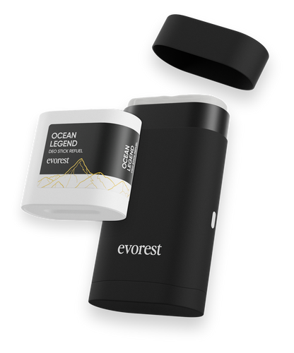 evorest Nachfuellbarer Deodorant Stick: Case und Refuel