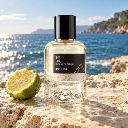 evorest № 310 – 50 ml mit Bergamotte am Meer, quadratisch