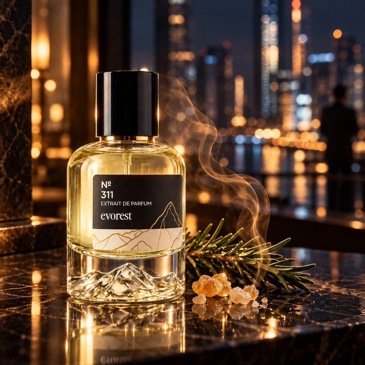 evorest № 311 Rosmarin & Weihrauch Extrait de Parfum am Abend mit Weihrauchharz und Rosmarin