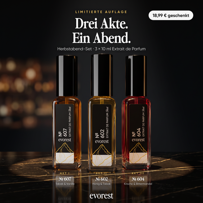 Herbstabend Set - 3x10ml Extrait de Parfum Shots